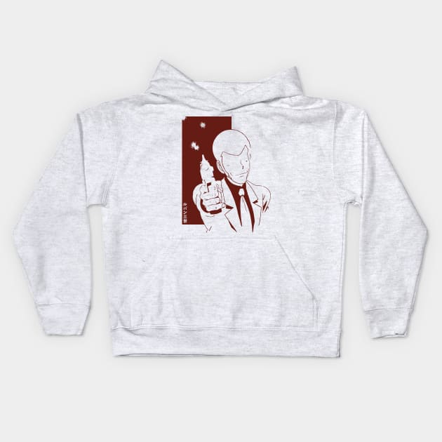 White collar thief Kids Hoodie by Xieghu